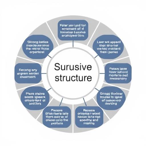 Diagrama mostrando la estructura de un discurso persuasivo con argumentos sólidos.